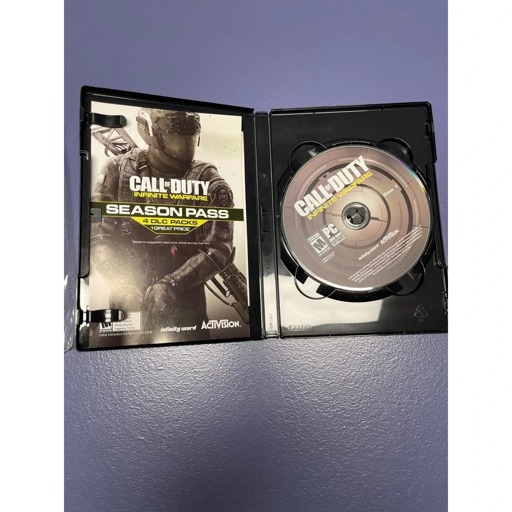 Call of Duty Infinite Warfare PC DVD-ROM 6-Disc Set Activision 2016 FPS Game